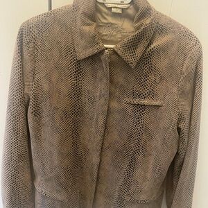 Peter Nygard leather jacket Size 12